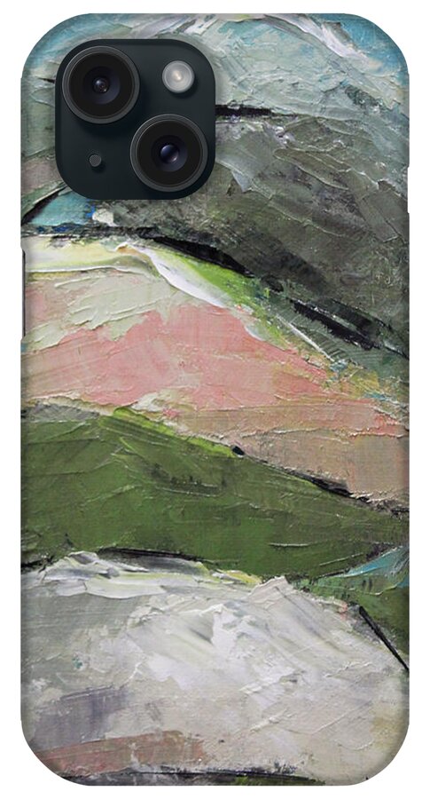 Oil iPhone Case featuring the painting Valley by Becky Kim