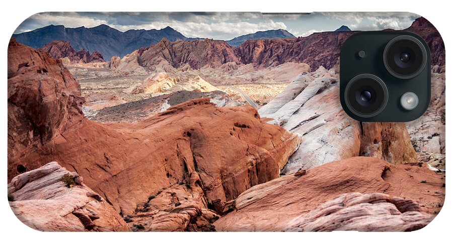 Valley Of Fire iPhone Case featuring the photograph Valley of Fire Expanse by Jason Moynihan