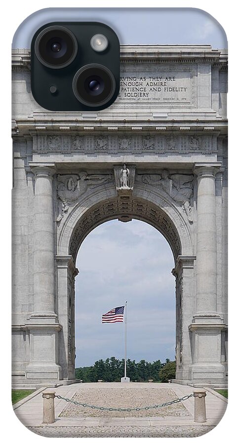 Richard Reeve iPhone Case featuring the photograph Valley Forge - National Memorial Arch by Richard Reeve