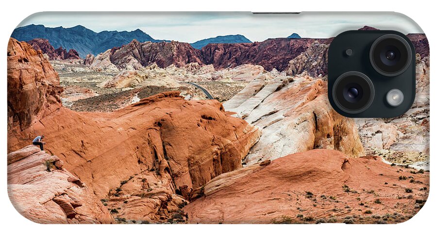Landscape iPhone Case featuring the photograph Valley of Fire by Paul Johnson