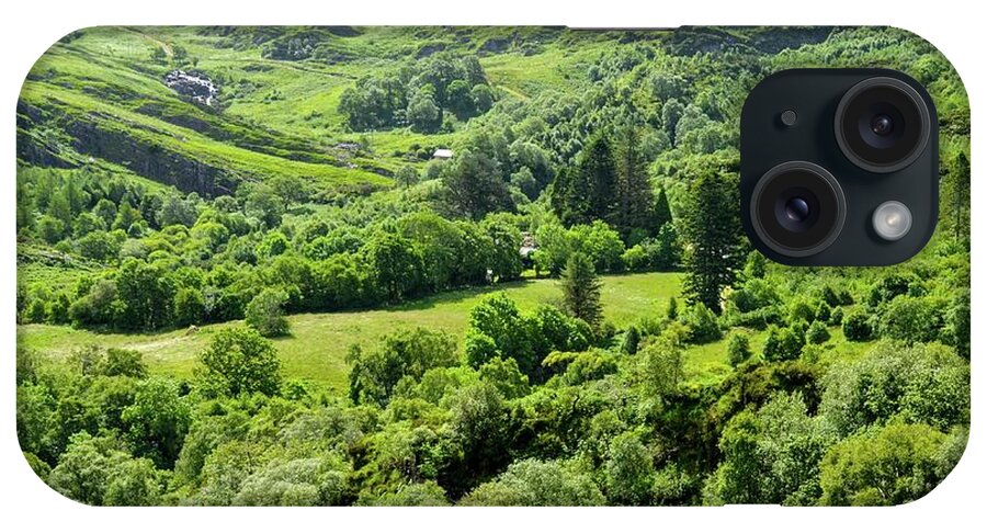 Green iPhone Case featuring the photograph Valley Of Green by Joe Ormonde