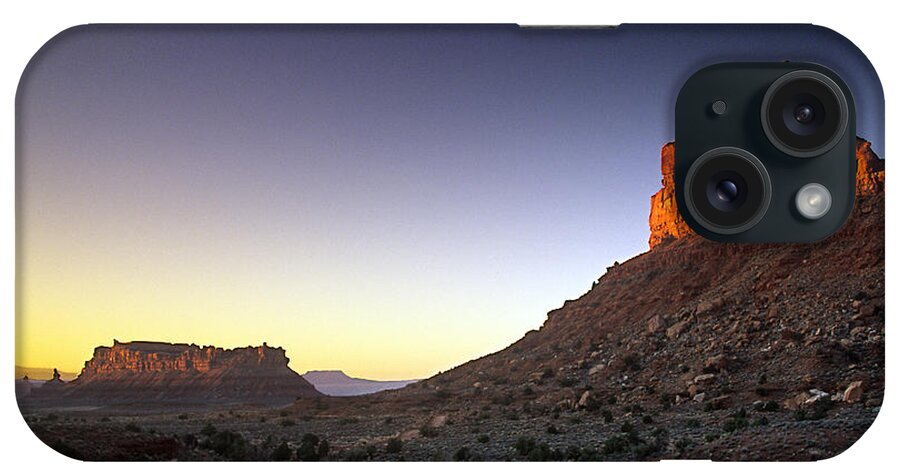 San Juan County iPhone Case featuring the photograph Valley Of The Gods Sunrise by Dan Norris