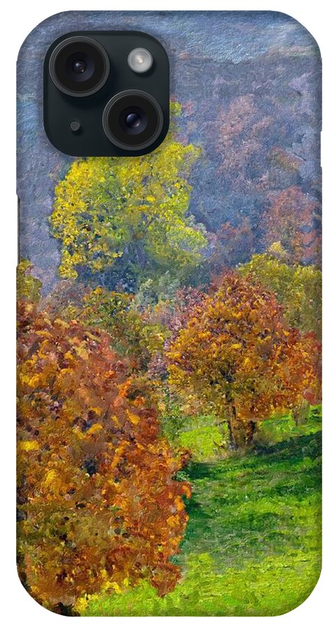 Trees iPhone Case featuring the painting Valley of the Trees by Portraits By NC