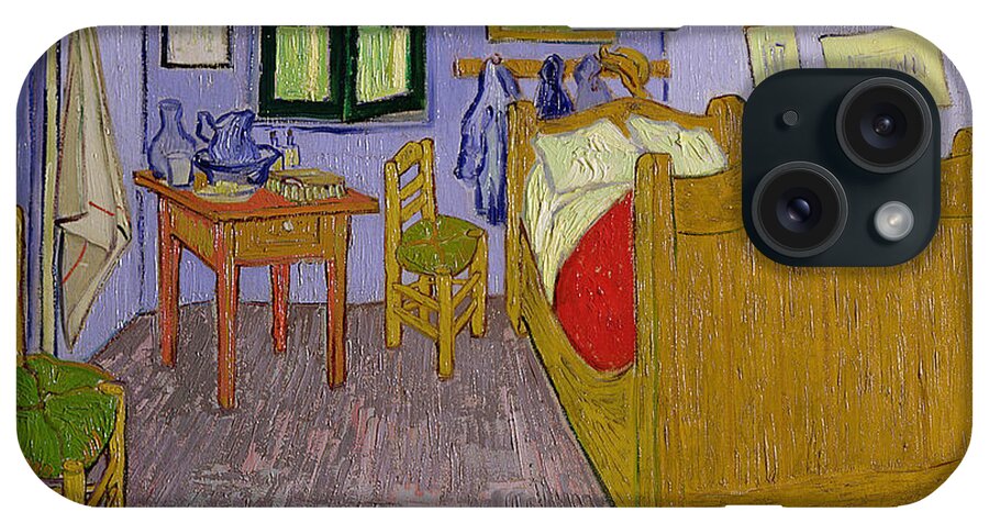 Van iPhone Case featuring the painting Van Goghs Bedroom at Arles by Vincent Van Gogh