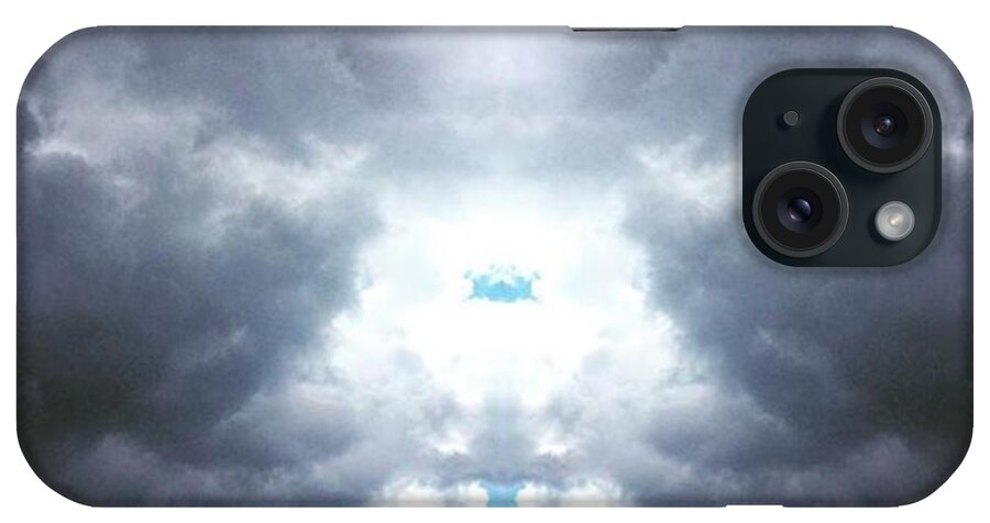 Instaclouds iPhone Case featuring the photograph #vancouver #stanleypark #2 #clouds by Amirreza Ahmadivafa 