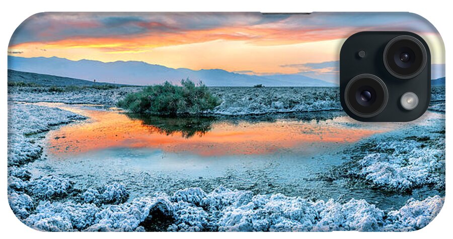 Death Valley iPhone Case featuring the photograph Vanilla Sunset by Az Jackson