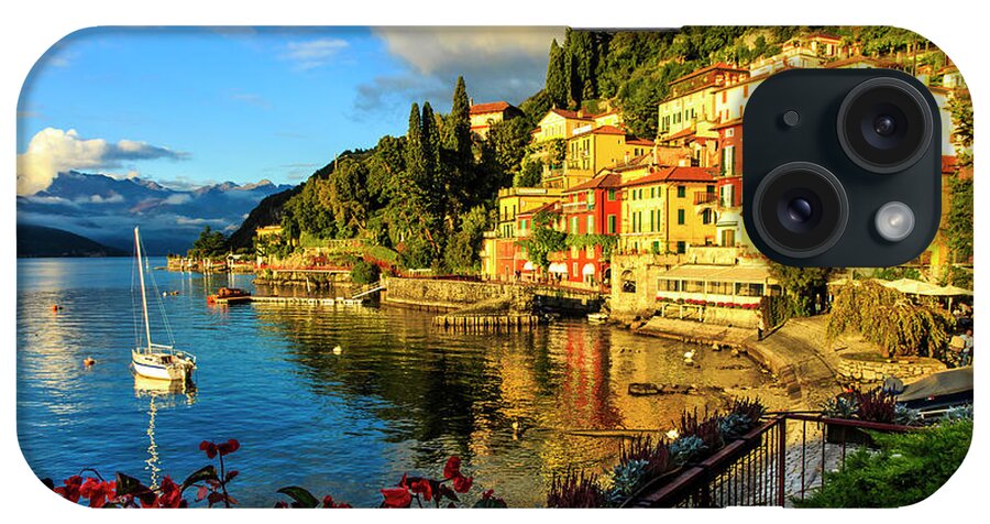 Varenna iPhone Case featuring the photograph Varenna Italy at Sunset by Ben Graham