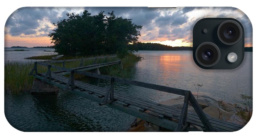 Lehtokukka iPhone Case featuring the photograph Variations of Sunsets at Gulf of Bothnia 6 by Jouko Lehto