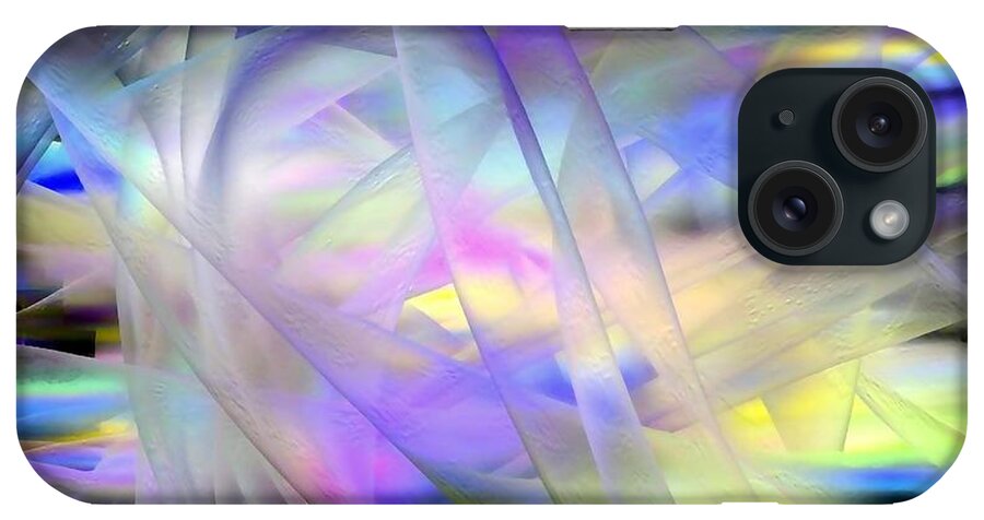 Vales iPhone Case featuring the digital art Veils of Color by Greg Moores
