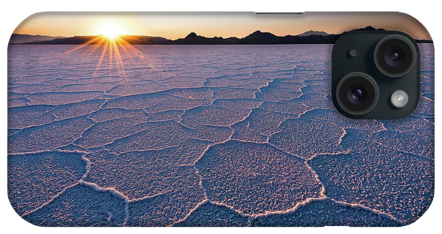 Bonneville Salt Flats iPhone Case featuring the photograph Veins of the Earth by Ryan Moyer