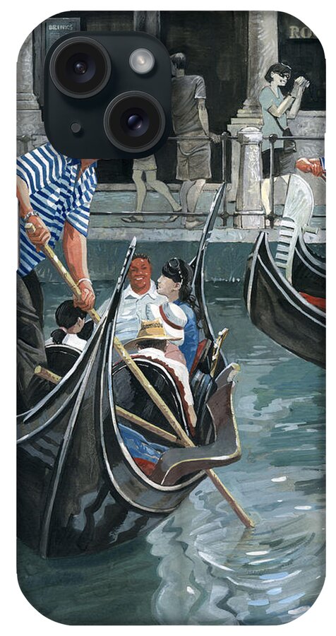 Venice iPhone Case featuring the painting Venice. Il Bacino Orseolo by Igor Sakurov