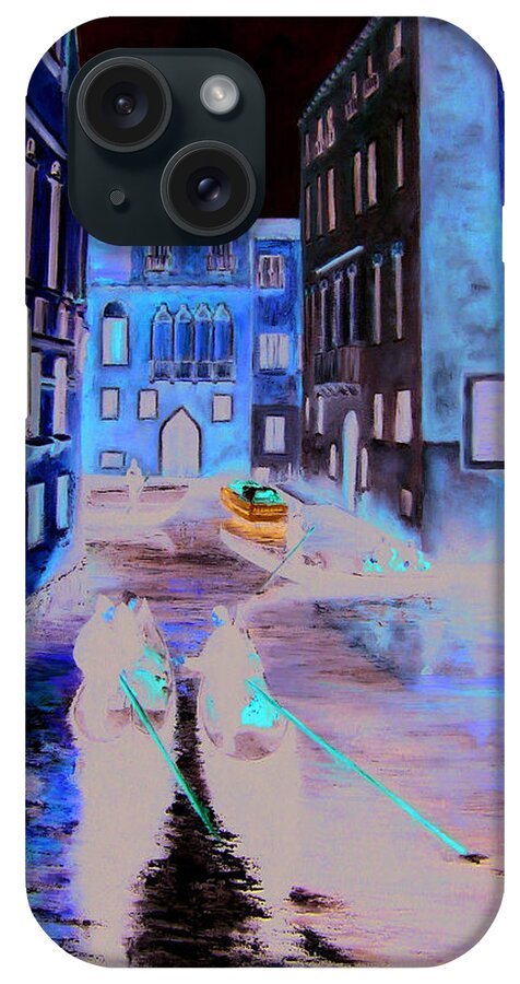 Italy iPhone Case featuring the painting Venice by Leonardo Ruggieri