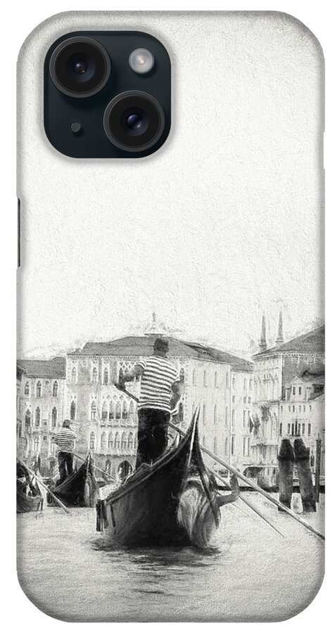 Gondola iPhone Case featuring the photograph Venice Transportation by Kathleen Scanlan