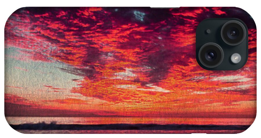 Channel Islands iPhone Case featuring the digital art Ventura Sunset by Digital Art Cafe