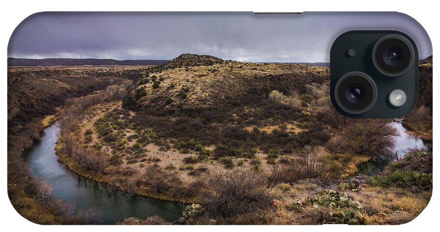 Arizona iPhone Case featuring the photograph Verde River Horseshoe by Andy Konieczny
