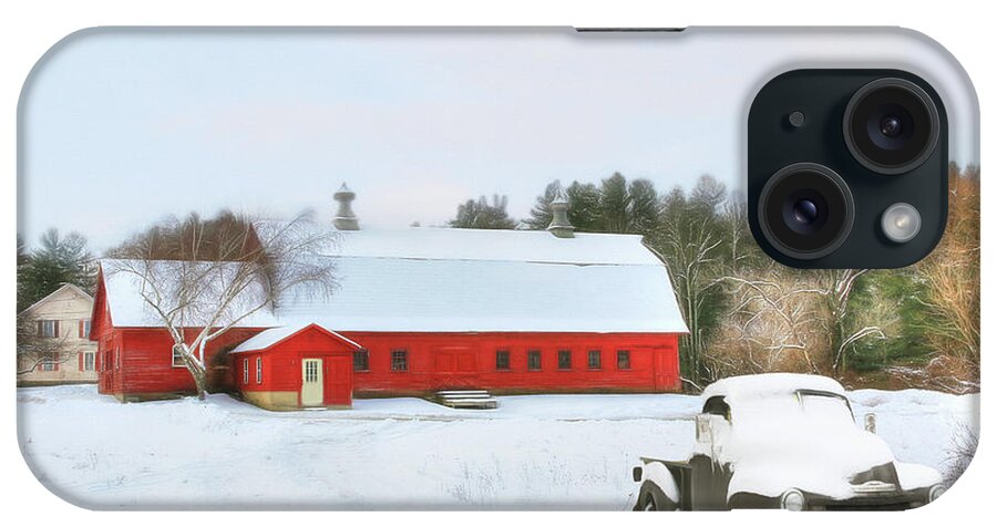 Vermont iPhone Case featuring the digital art Vermont Memories by Sharon Batdorf