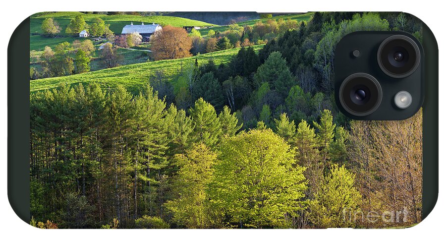 Spring iPhone Case featuring the photograph Vermont Spring Countryside by Alan L Graham