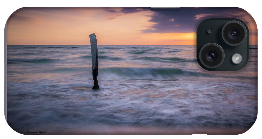 Sunset iPhone Case featuring the photograph Vertical Strength by Marvin Spates