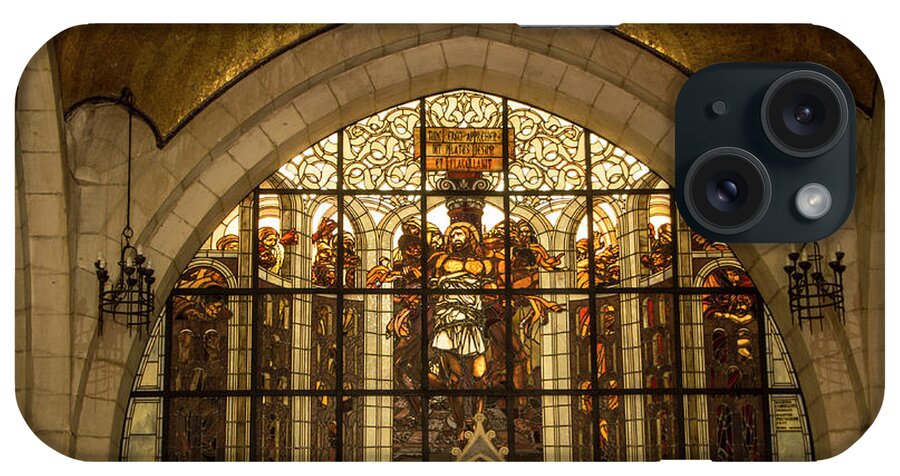 Christian Art iPhone Case featuring the photograph Via Dolorosa 2nd Station by Adriana Zoon