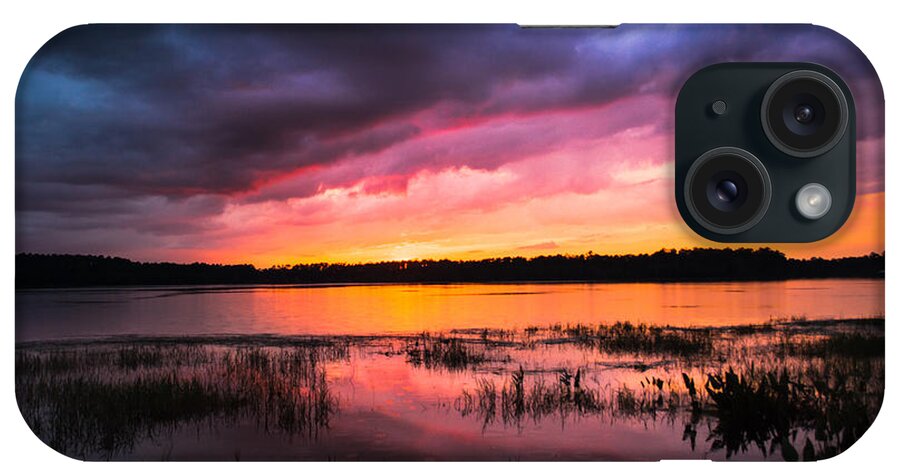 Sunset iPhone Case featuring the photograph Vibrant by Parker Cunningham