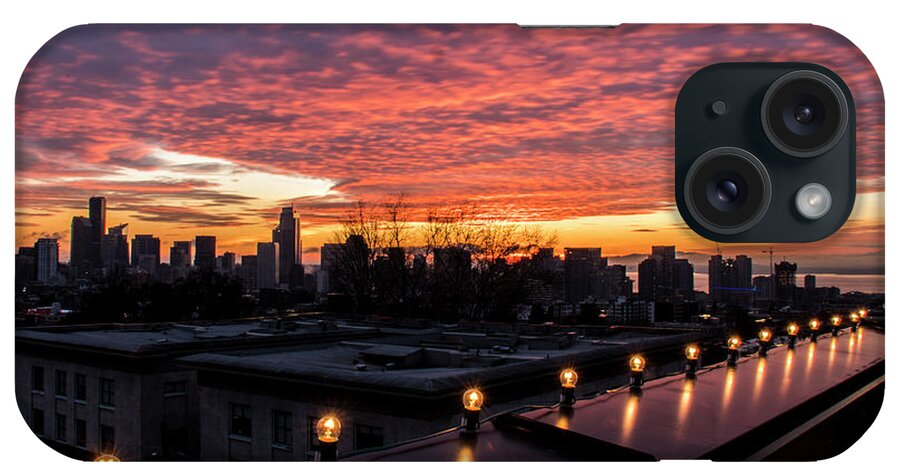 Seattle iPhone Case featuring the photograph Vibrant Seattle Sunset by Matt McDonald