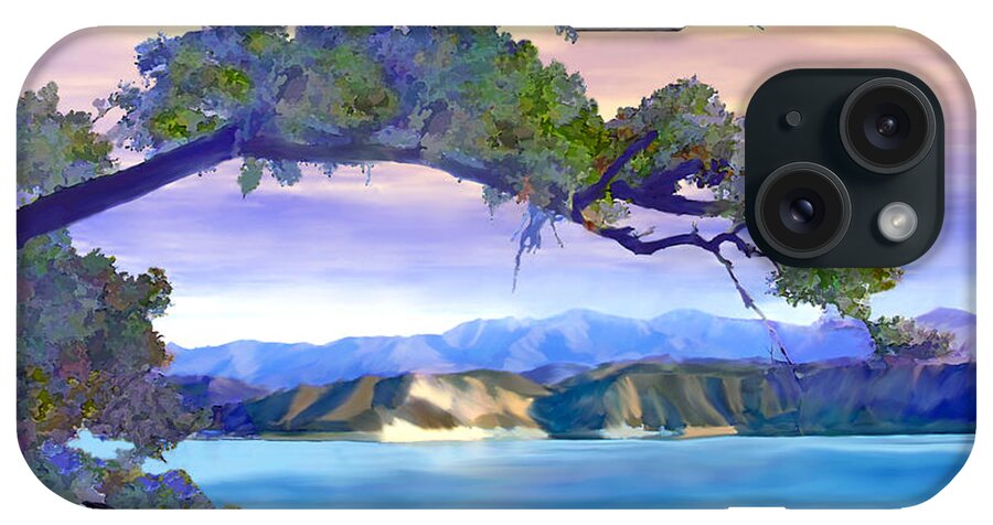 Landscape iPhone Case featuring the photograph View from Mohawk Lake Cachuma by Kurt Van Wagner