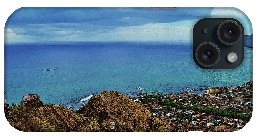 Puu O Hulu iPhone Case featuring the photograph View From Pillbox by Craig Wood