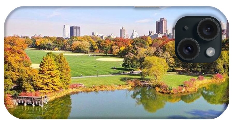 Belvedere Castle iPhone Case featuring the photograph View From The Top by Charlie Cliques