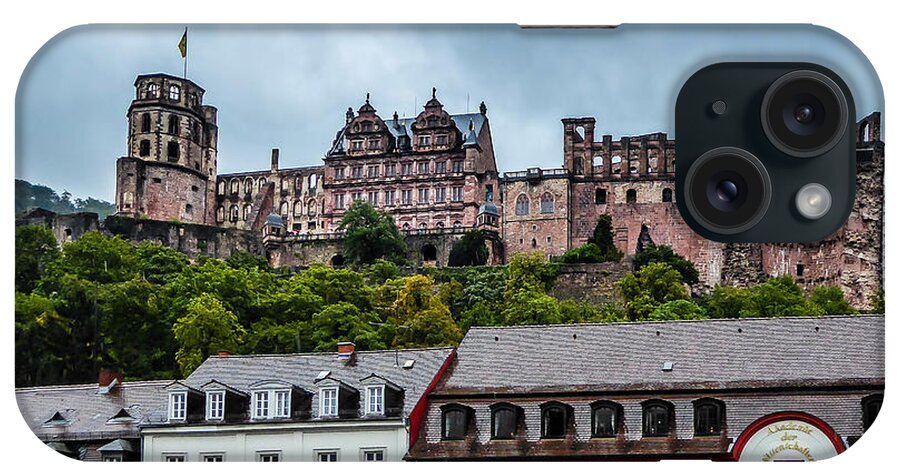 Heidelberg iPhone Case featuring the photograph View of Heidelberg Castle by Pamela Newcomb