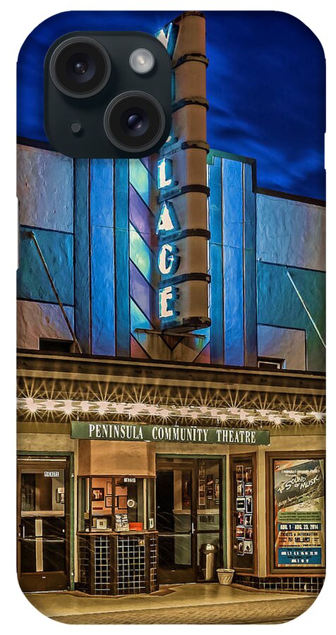  Village Theater iPhone Case featuring the photograph Village Theater by Jerry Gammon