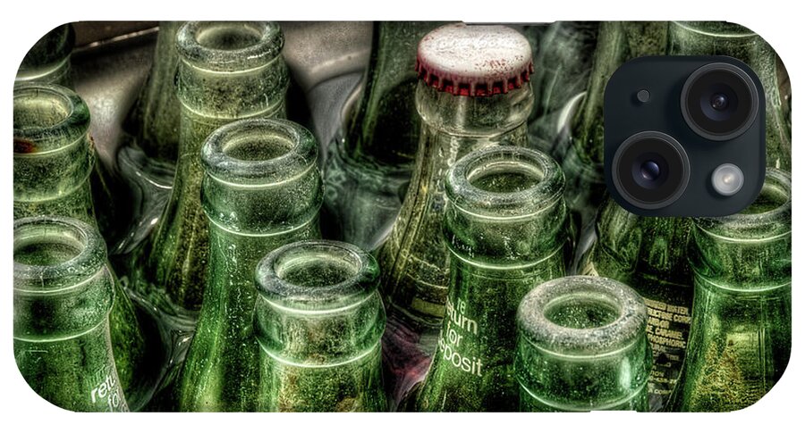 Bottles iPhone Case featuring the photograph Vintage Coke Bottles by Mike Eingle