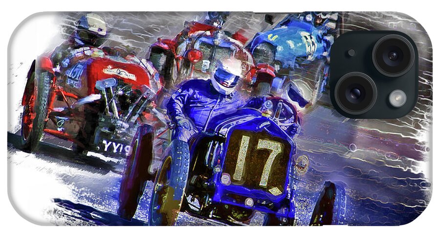 Race Cars iPhone Case featuring the photograph Vintage Grit by Tom Griffithe