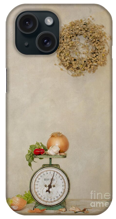 Scale iPhone Case featuring the photograph Vintage Household Scale and Vegtables by Susan Gary