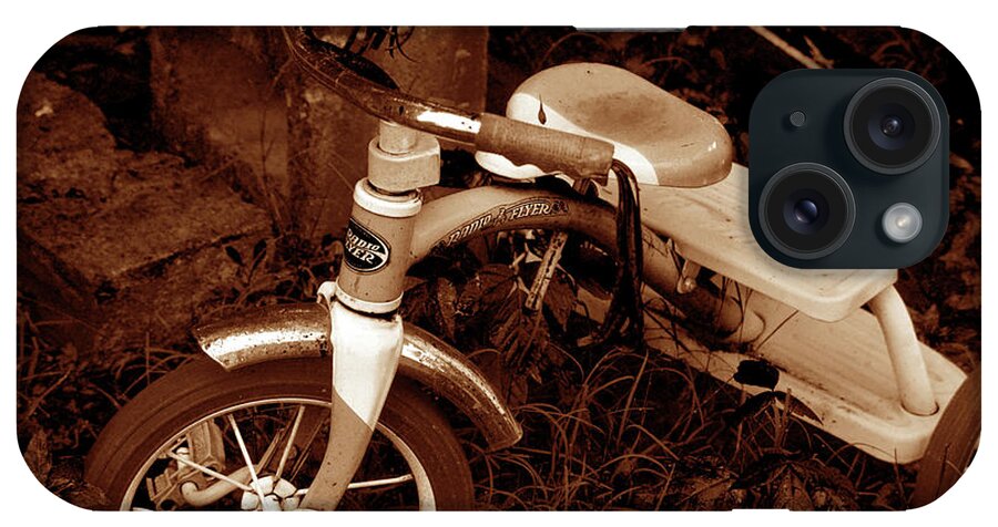 Tricycle iPhone Case featuring the photograph Vintage Trike by Lesa Fine