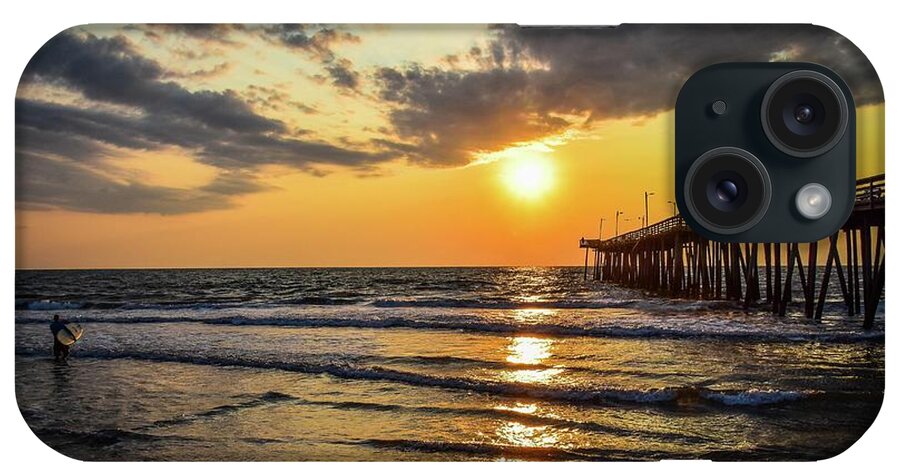 Virginia Beach iPhone Case featuring the photograph Virginia Beach Summer Sunrise 46 by Larkin's Balcony Photography