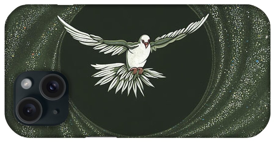 Viriditas iPhone Case featuring the painting Viriditas- The Holy Spirit by William Hart McNichols