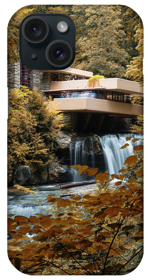 Fallingwater iPhone Case featuring the photograph Visions of Fallingwater - #3 by Stephen Stookey