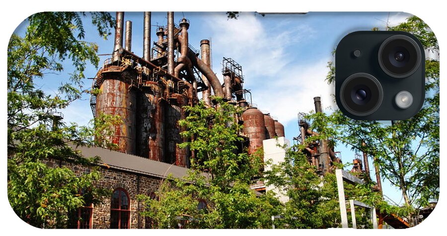 Bethlehem Steel iPhone Case featuring the photograph Visitors Centre at Trestle by Jacqueline M Lewis