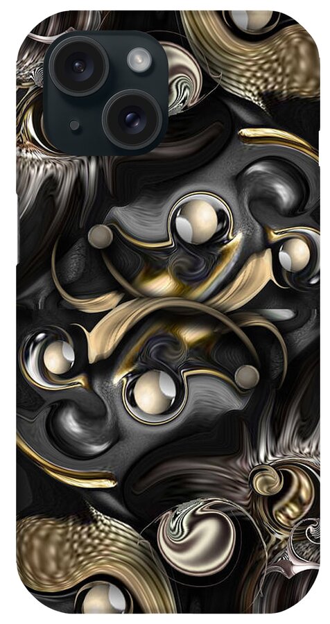 Abstract Nature iPhone Case featuring the digital art Desire of Creation by Carmen Fine Art