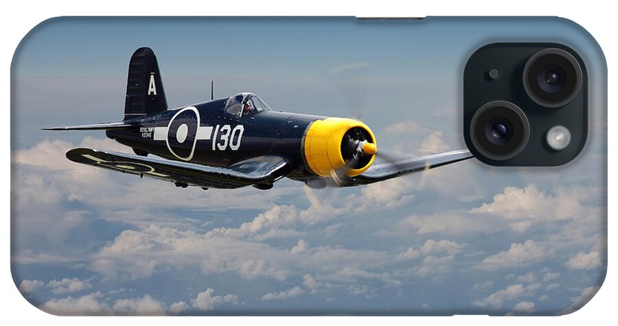 Aircraft iPhone Case featuring the photograph Vought F4U - Corsair by Pat Speirs