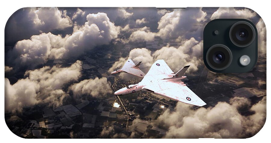 Vulcan Bomber Xm603 iPhone Case featuring the digital art Vulcan XM603 by Airpower Art