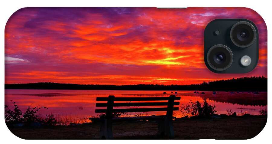 New England iPhone Case featuring the photograph Waiting Here For You Forever by Greg Fortier