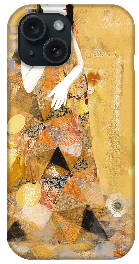 Klimt. Gustav. Gustav Klimt iPhone Case featuring the photograph Waking Beauty by Dray Van Beeck