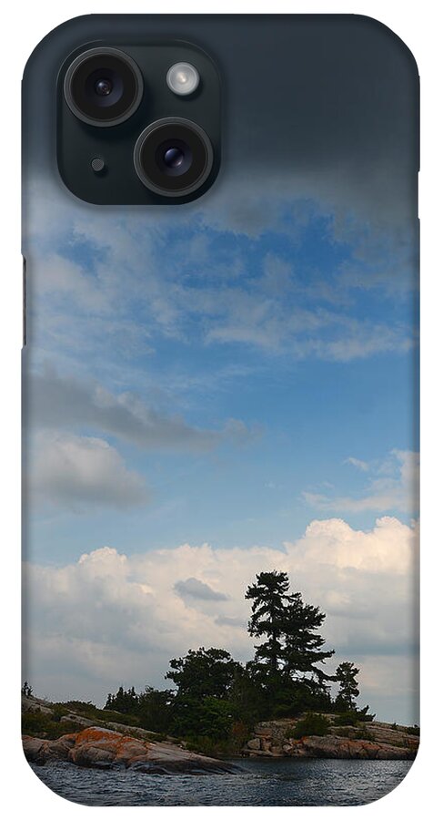 Wall Island iPhone Case featuring the photograph Wall Island 3623 dramatic sky by Steve Somerville