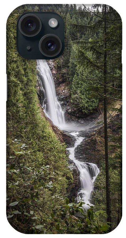 Mountains iPhone Case featuring the photograph Wallace Falls by Pelo Blanco Photo