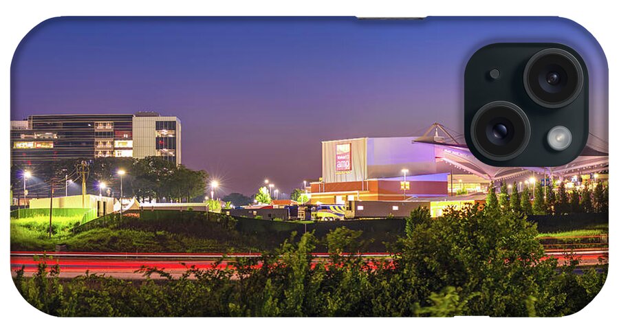 Bentonville Skyline iPhone Case featuring the photograph Walmart AMP and Northwest Arkansas Cityscape by Gregory Ballos