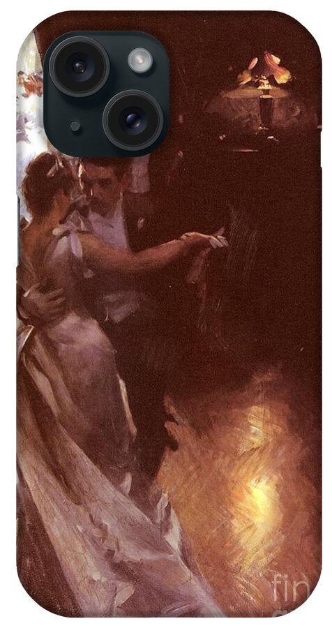 Anders Zorn iPhone Case featuring the painting Waltz by Anders Zorn