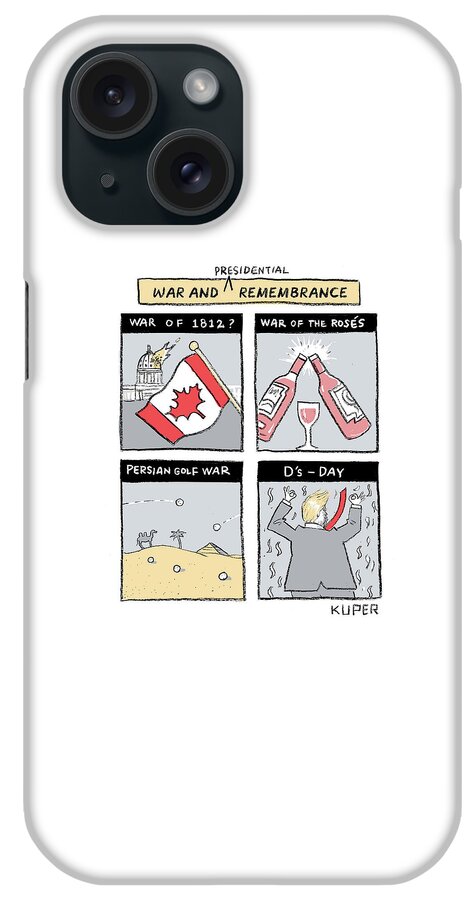 War And Presidential Rembembrance iPhone Case