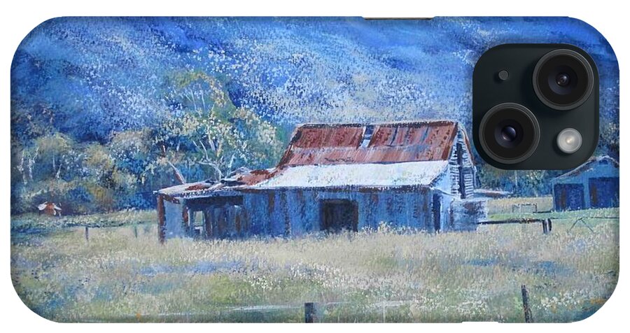 Warby Hut iPhone Case featuring the painting Warby Hut by Ryn Shell