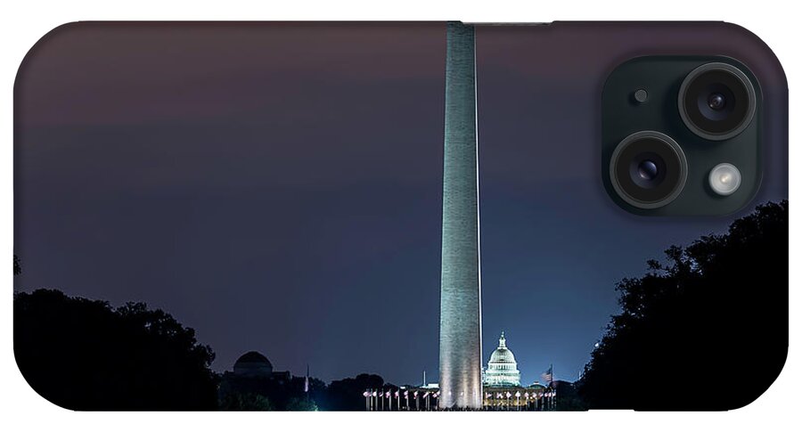 Washington Monument iPhone Case featuring the photograph Washington Monument by Ryan Wyckoff